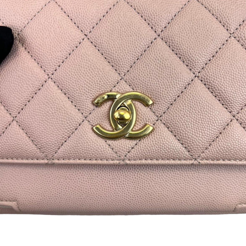 Medium Business Affinity Flap Caviar Pink LGHW