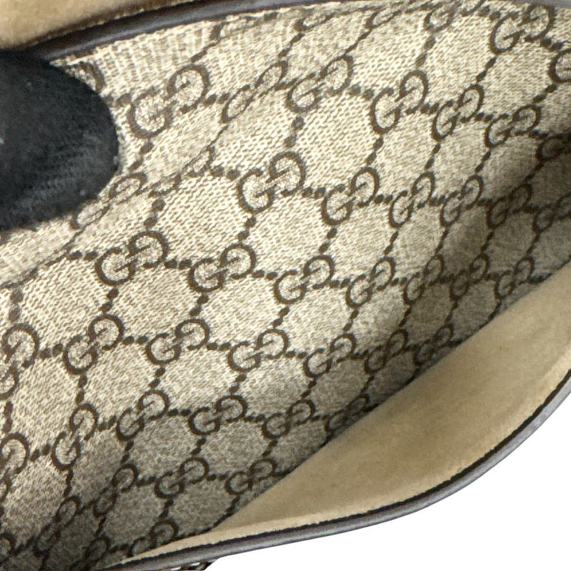 Dionysus Small Shoulder GG Supreme Monogram Taupe RHW