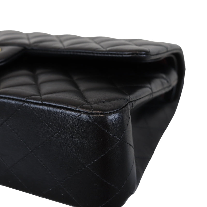 Classic Flap Medium M/L Lambskin Black GHW