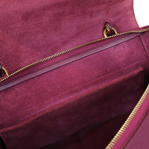 Mini Belt Bag Burgundy GHW