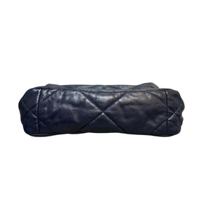 Chanel 19 Quilted Blue Large MHW