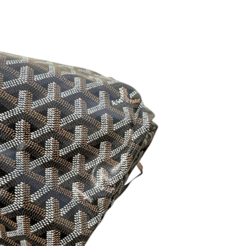 Saint Louis PM Goyardine Coated Canvas Brown