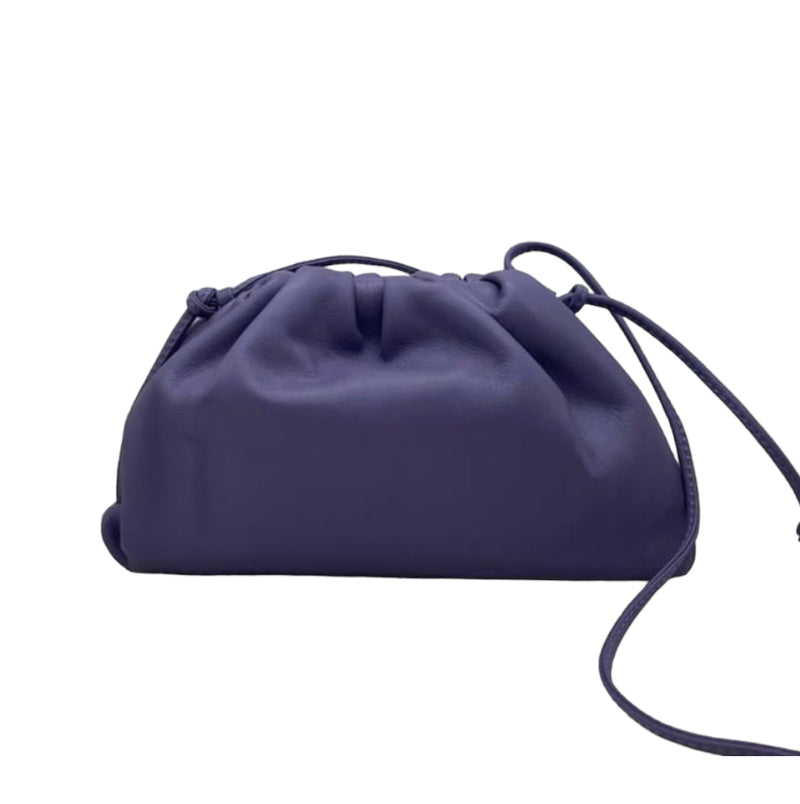 Mini Pouch Leather Purple