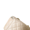 Vanity Case With Chain Small Caviar Quilted Light Beige LGHW