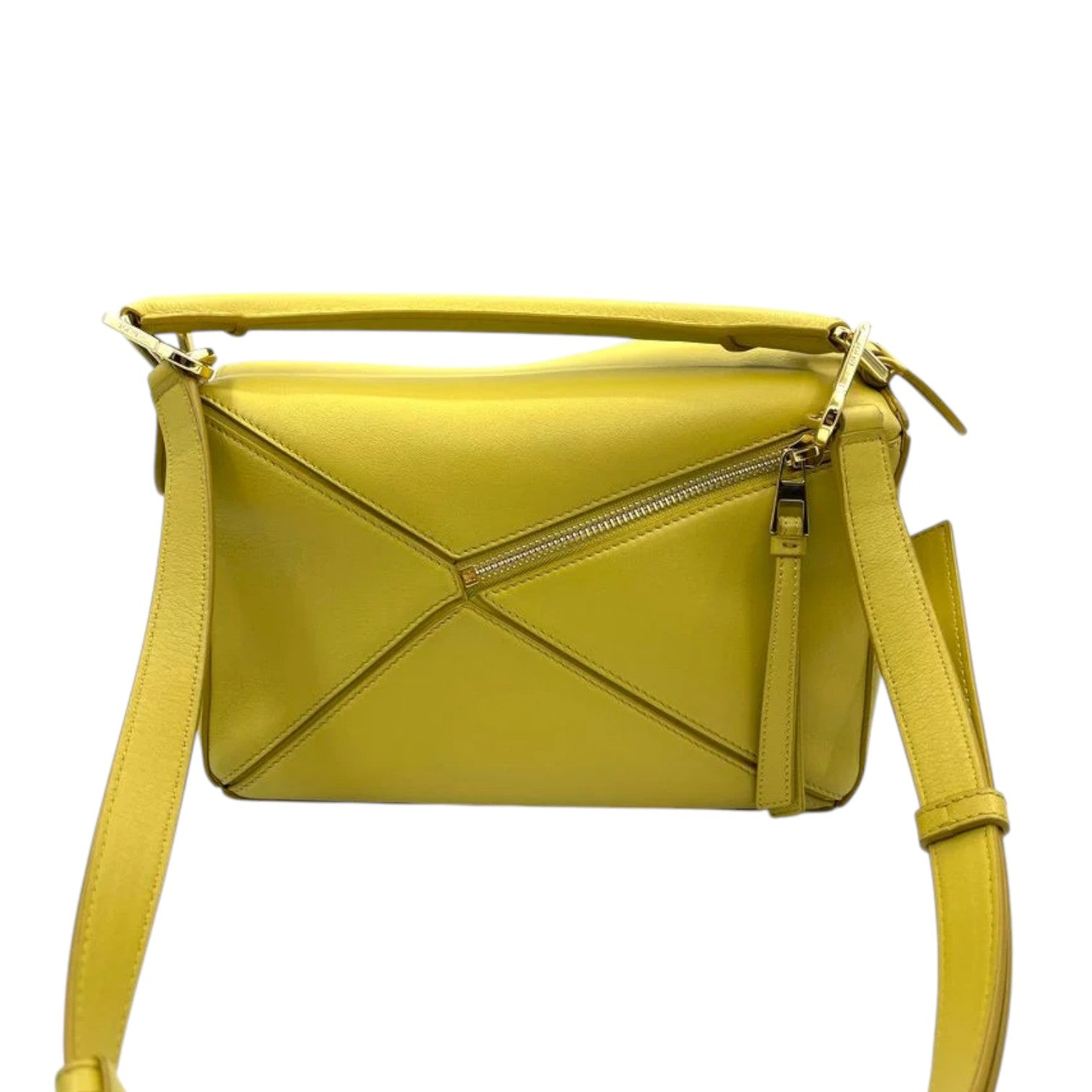 Loewe Puzzle Small Calfskin Yellow GHW – Bag Religion Loewe Puzzle Small Calfskin Yellow GHW – Bag Religion