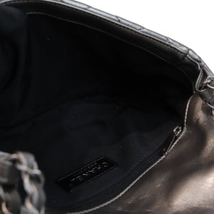 Mettalic Chain Around Medium Flap Silver RHW