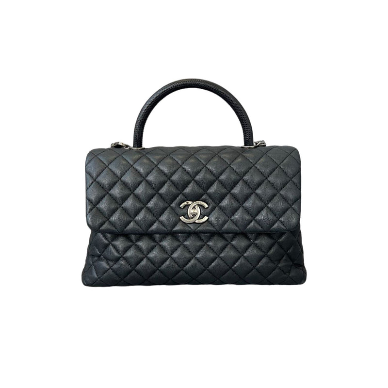 Latest collection! Chanel Coco handle caviar leather 23P cruise collection