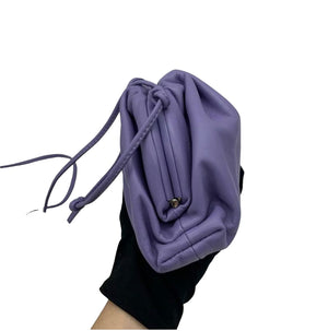 Mini Pouch Leather Purple
