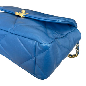 Medium Chanel 19 Goatskin Blue