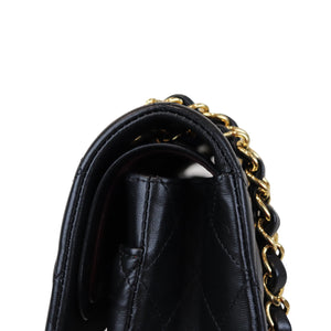 Classic Flap Medium M/L Lambskin Black GHW