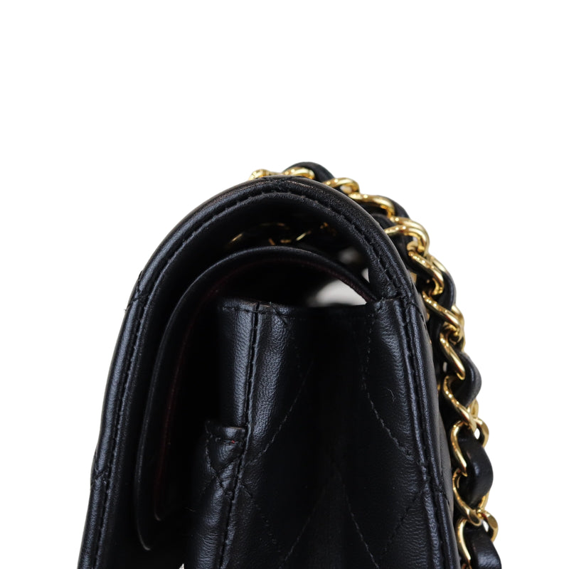 Classic Flap Medium M/L Lambskin Black GHW