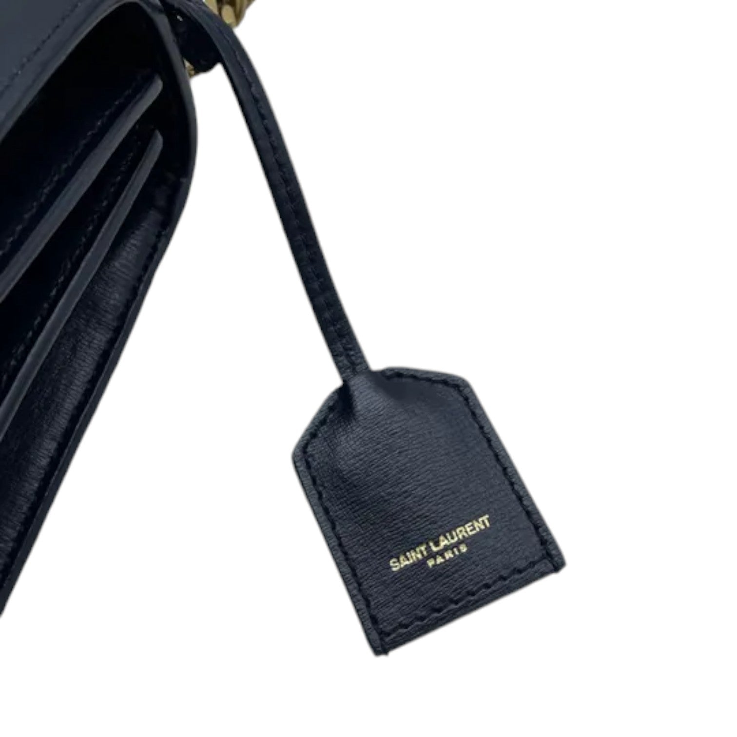 Saint Laurent Sunset Medium Calfskin Monogram Navy GHW – Bag Religion