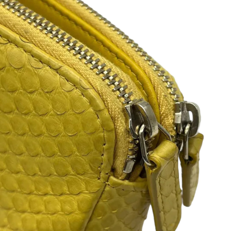Wallet on Chain WOC Python Snake Skin Yellow GHW