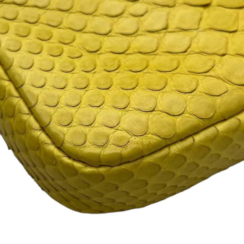 Wallet on Chain WOC Python Snake Skin Yellow GHW