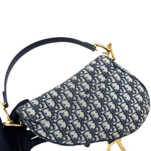 Saddle Medium Oblique Blue GHW