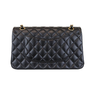 Classic Flap Medium M/L Lambskin Black GHW