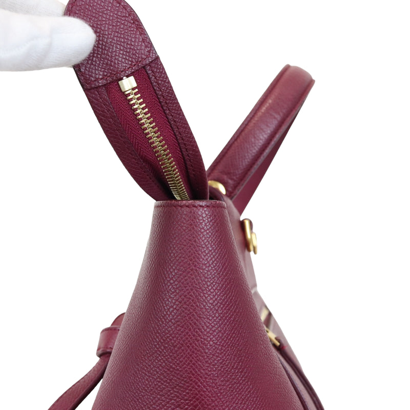 Mini Belt Bag Burgundy GHW