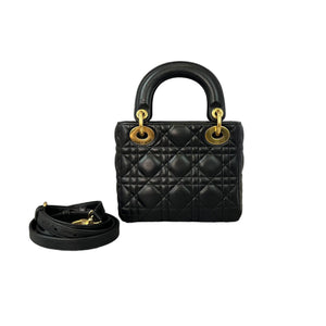 Mini Lady Dior Black GHW