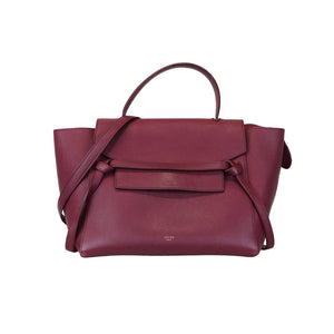 Mini Belt Bag Burgundy GHW