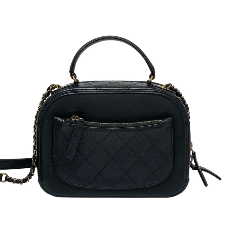 Small Coco Curve Vanity Bag Black GHW