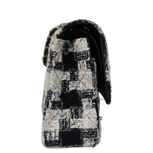 Tweed Medium Classic Flap GHW