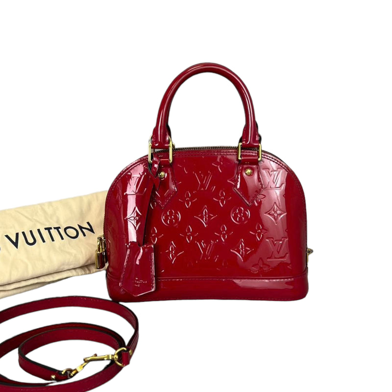 LOUIS VUITTON Vernis Alma BB Pomme D'Amour 1279289