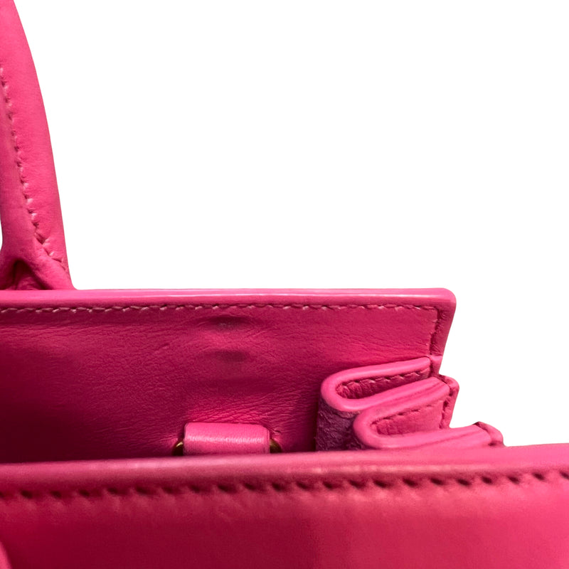 Classic Sac De Jour Nano Leather Pink GHW