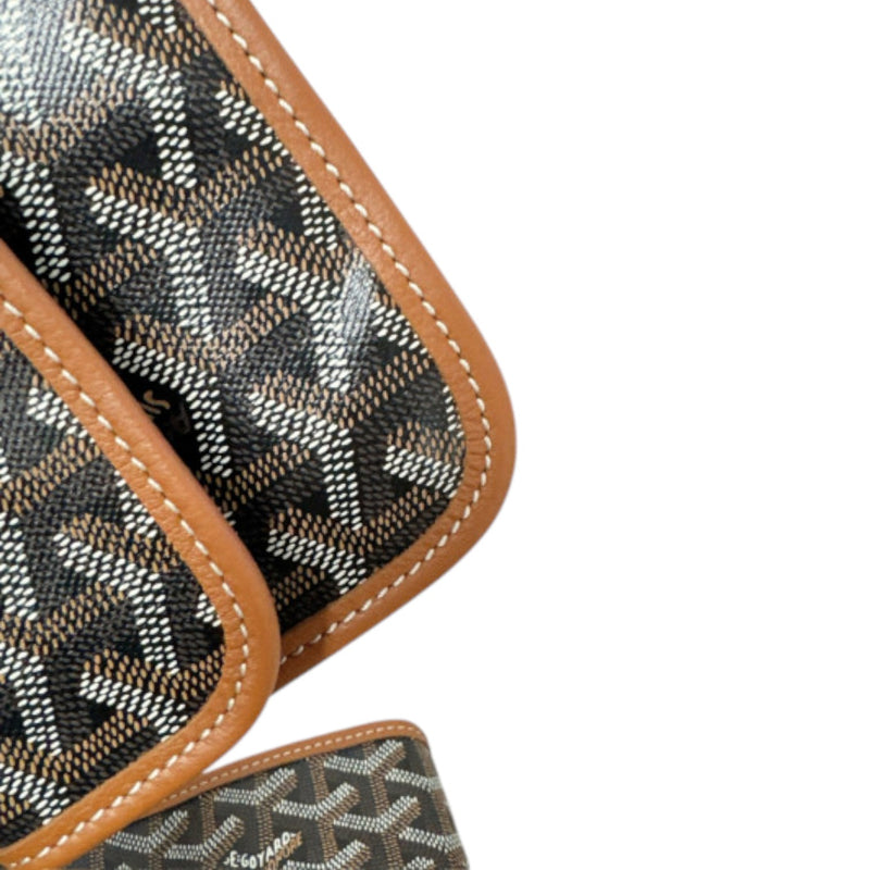Saint Louis PM Goyardine Coated Canvas Brown
