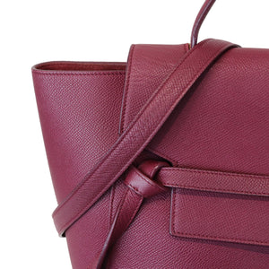 Mini Belt Bag Burgundy GHW