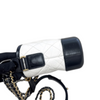 Gabrielle Hobo Small Calfskin Quilted Black White MHW