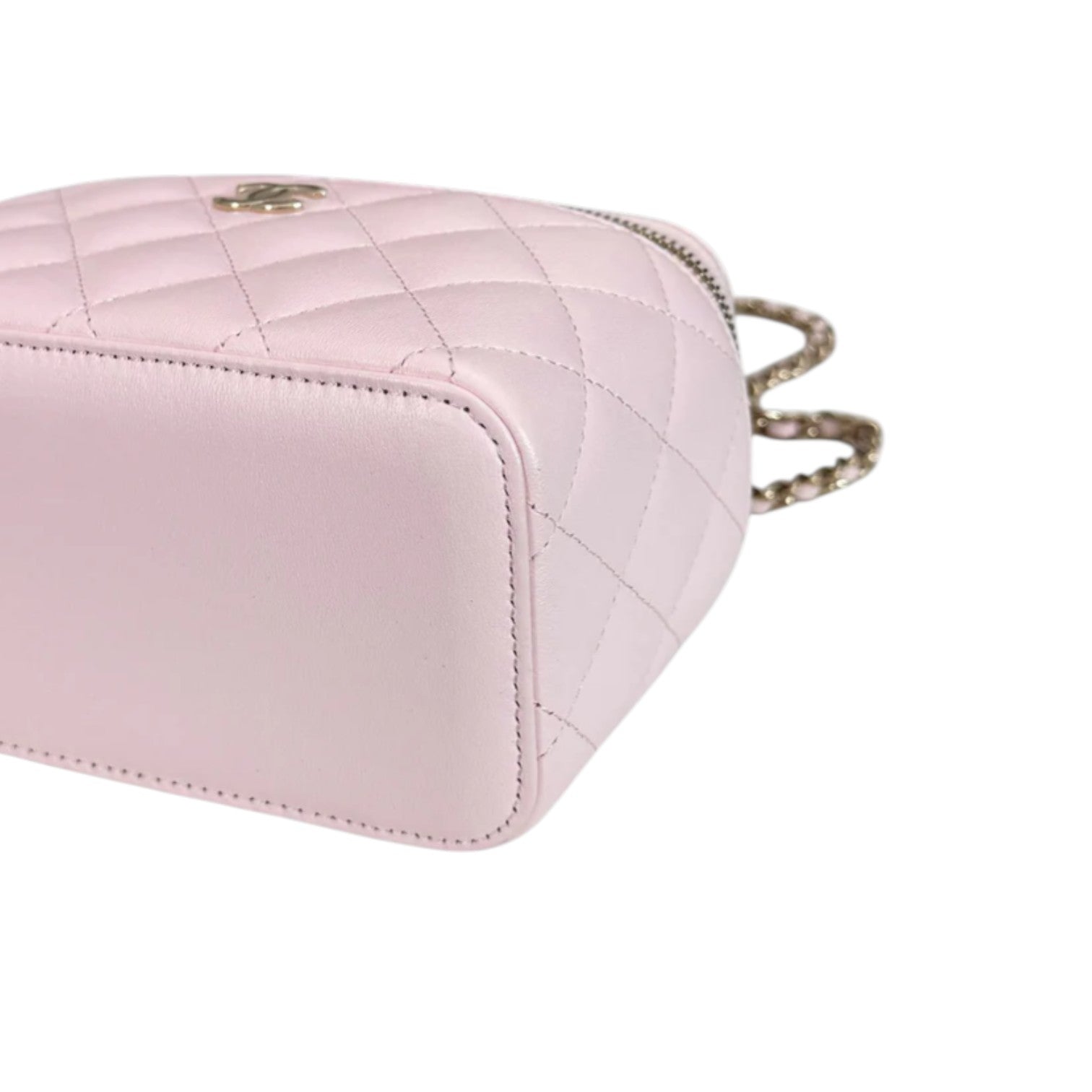 Pastel Pink Chain Purse Pastel Gradient Quilted Crossbody Handbag