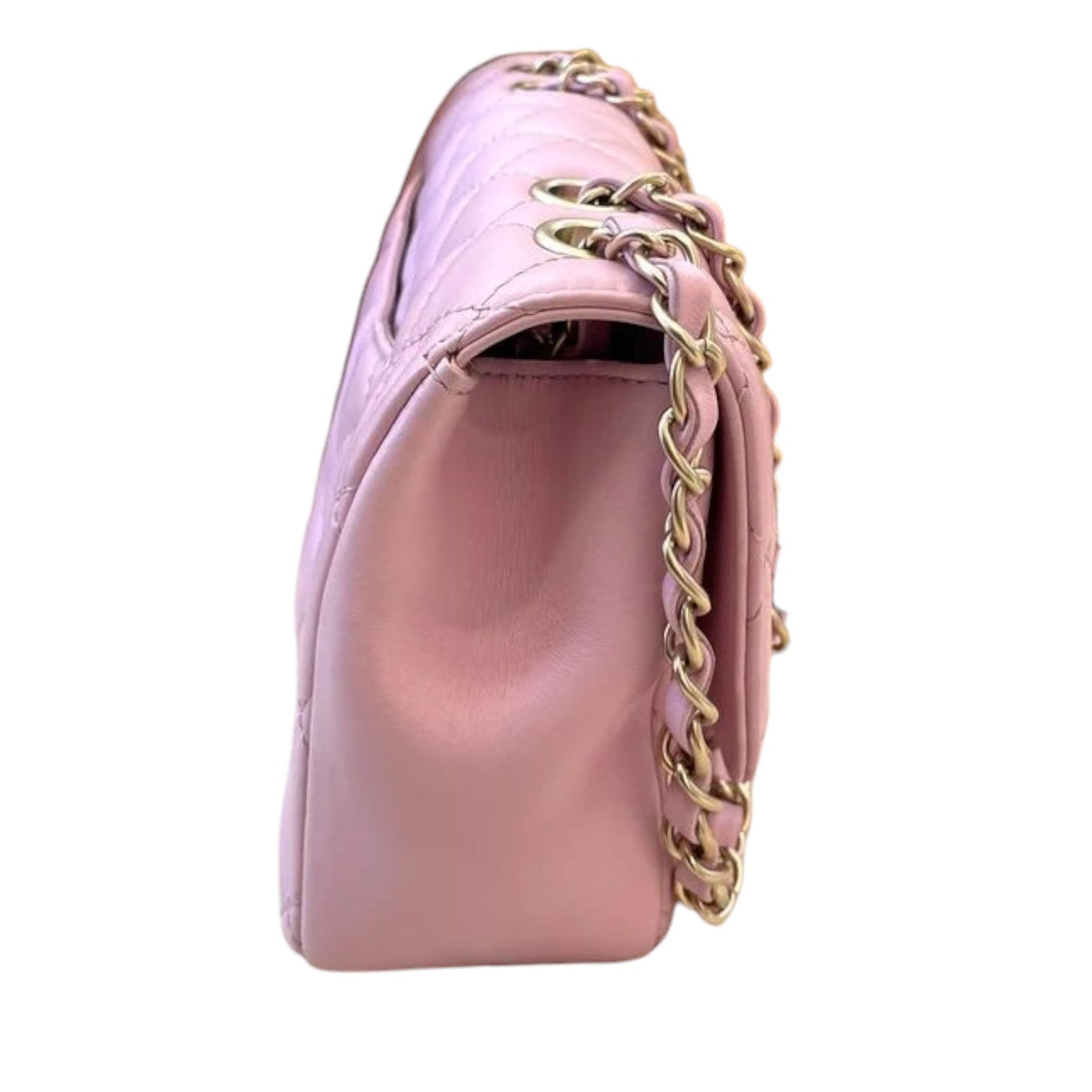 Chanel Mademoiselle Chic Flap Mini Lambskin Quilted Pink GHW – Bag