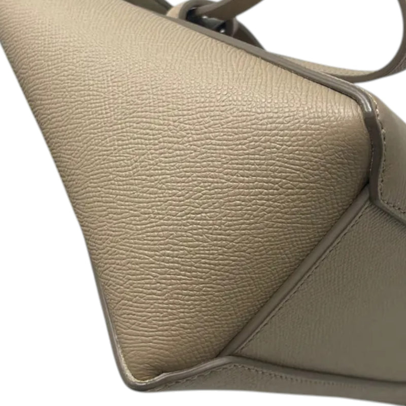 Nano Belt Grained Calfskin Beige GHW