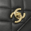 Business Affinity Flap Small Caviar Quilted Black LGHW