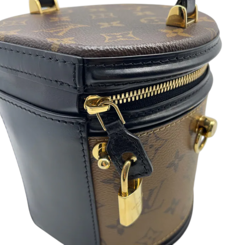 Cannes Vanity Reverse Monogram Brown GHW