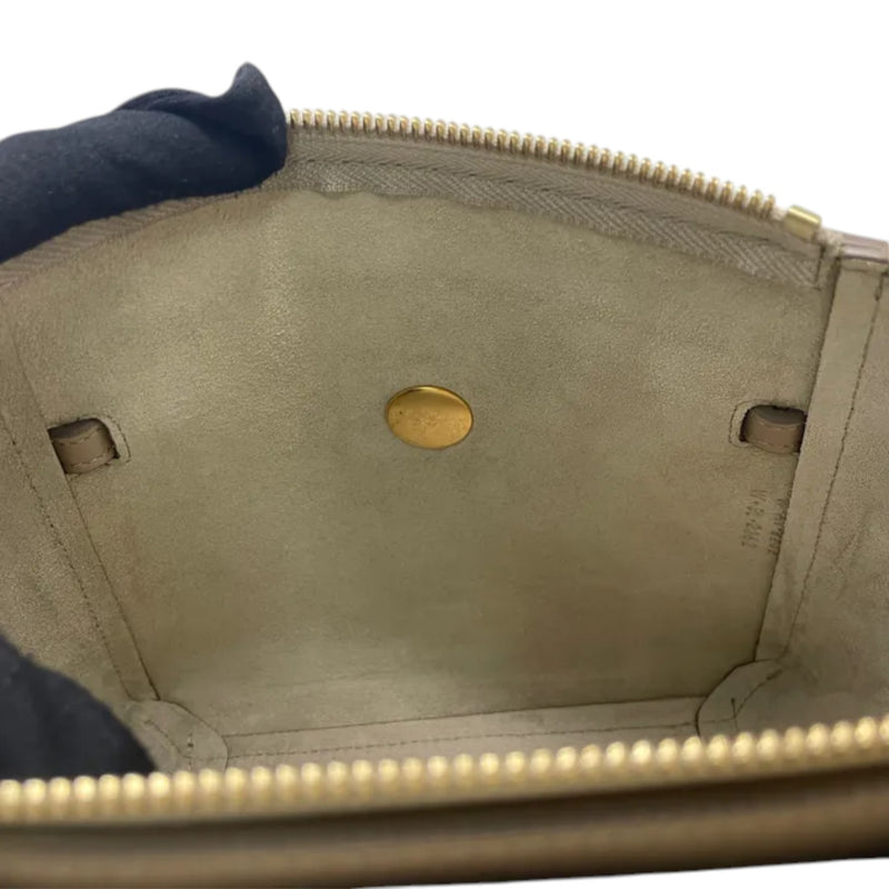 Nano Belt Grained Calfskin Beige GHW