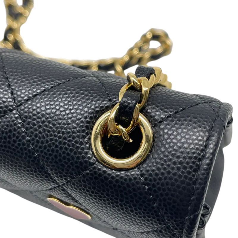 Chanel Coco Casino Flap With Chain Caviar Quilted Black GHW