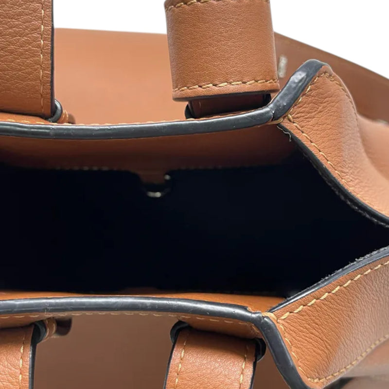 Hammock Small Calfskin Shoulder Tan SHW