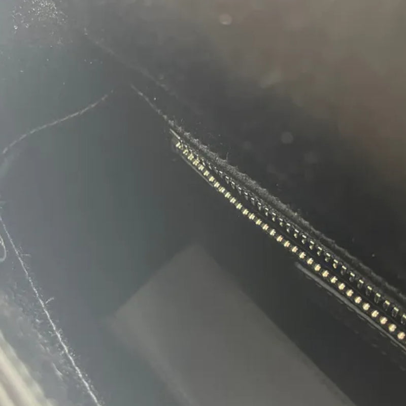 Lady Dior Mini Satin Crystal Cannage Black SHW