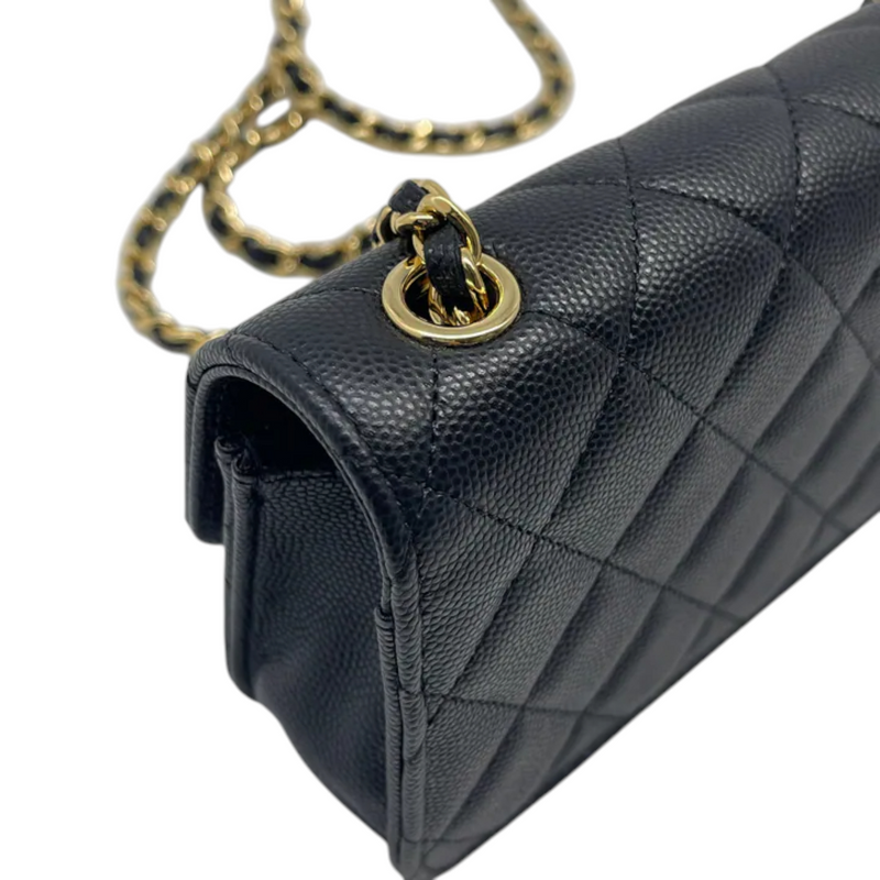 Chanel Coco Casino Flap With Chain Caviar Quilted Black GHW