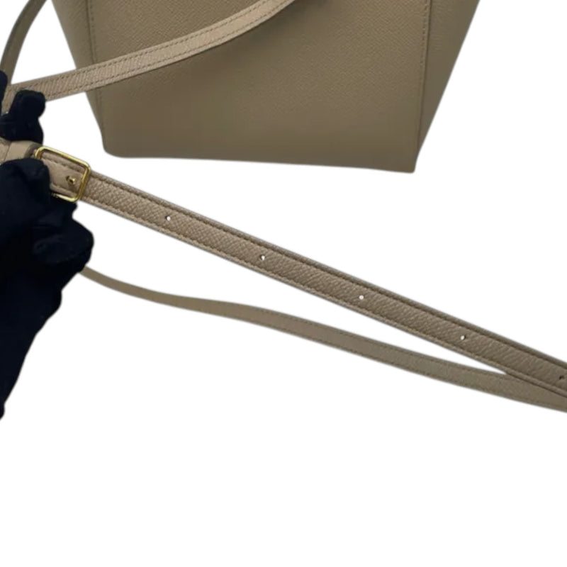Nano Belt Grained Calfskin Beige GHW