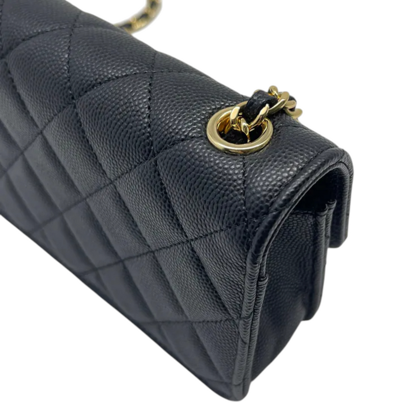 Chanel Coco Casino Flap With Chain Caviar Quilted Black GHW