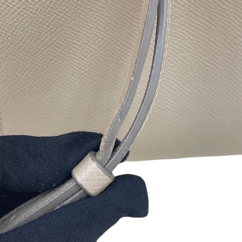 Nano Belt Grained Calfskin Beige GHW