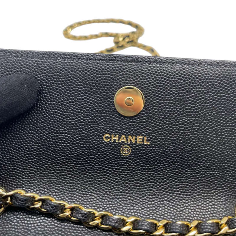 Chanel Coco Casino Flap With Chain Caviar Quilted Black GHW