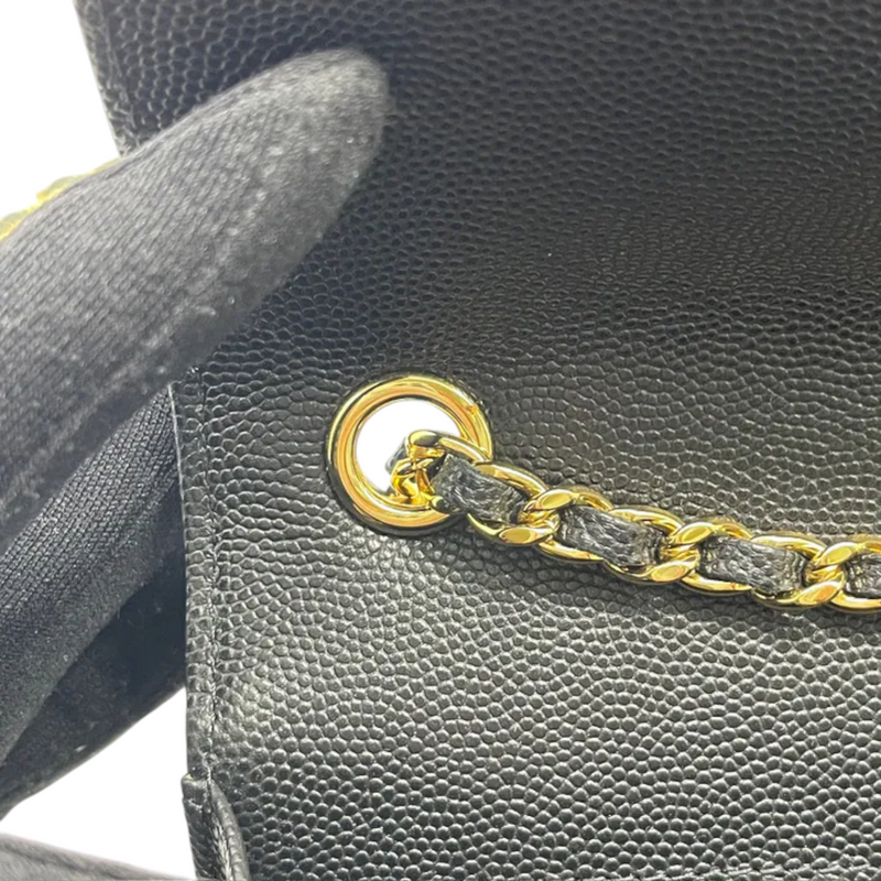 Chanel Coco Casino Flap With Chain Caviar Quilted Black GHW
