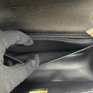 2.55 Reissue Mini Flap Aged Calfskin Vertical Black GHW
