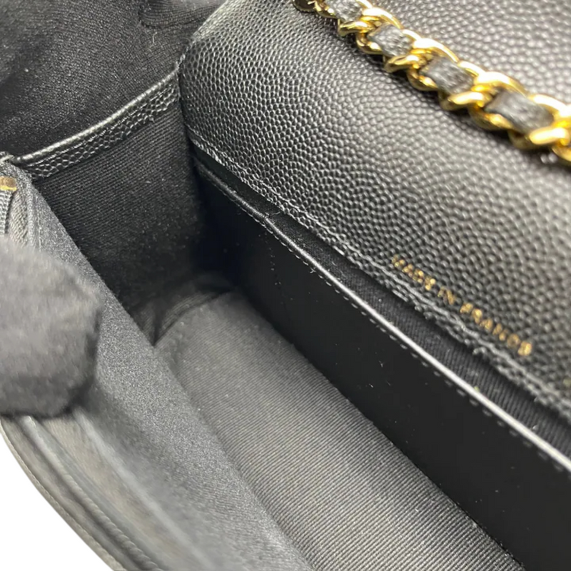 Chanel Coco Casino Flap With Chain Caviar Quilted Black GHW