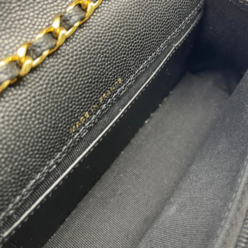 Chanel Coco Casino Flap With Chain Caviar Quilted Black GHW