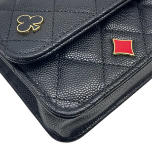 Chanel Coco Casino Flap With Chain Caviar Quilted Black GHW