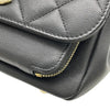 Business Affinity Flap Small Caviar Quilted Black LGHW